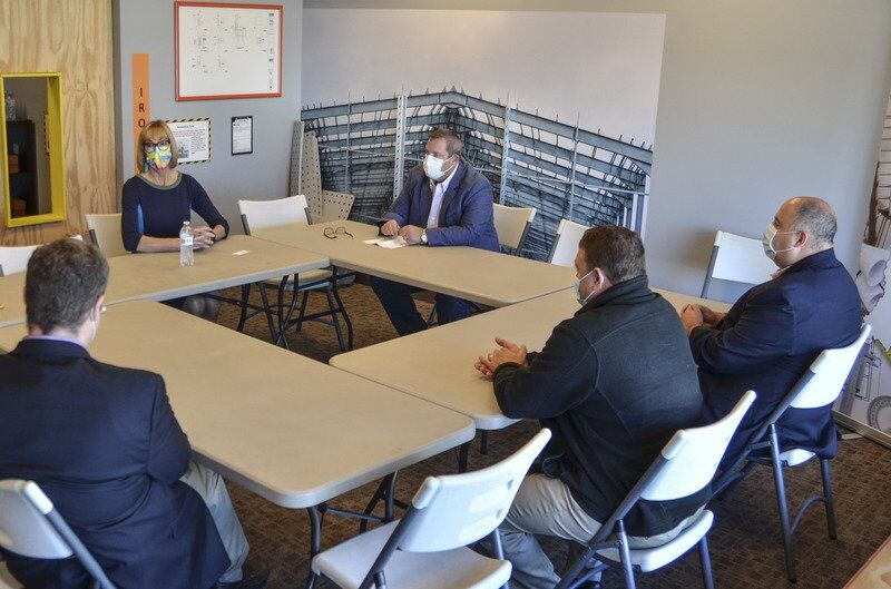 Lt. Gov. Crouch visits, praises Terre Haute construction